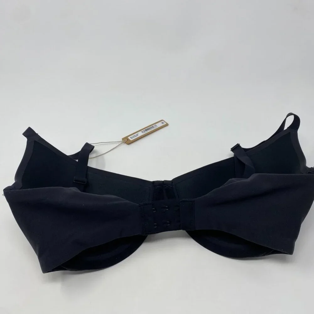 SKIMS Fits Everybody Scoop Plunge Bra BR-UWR-1997 Onyx Size 32C - Picture 4 of 7